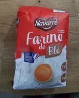 Mängden socker i Farine de blé