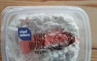 Mängden socker i Salade de viande chef sélect Lidl