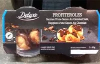 Mängden socker i Profiteroles Caramel salé sauce chocolat