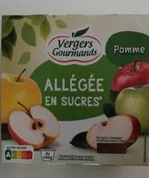 Mängden socker i Compote de pomme allégée en sucre