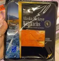 Mängden socker i Alaska sockeye wildlachs