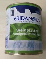 Mängden socker i Weinblätter gefüllt mit Reis