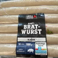 Mängden socker i Rostbratwurst