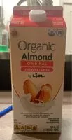 Mängden socker i Organic Unsweetened Almond Milk