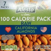 Mängden socker i Raw California Almonds (100 Calorie Pack)