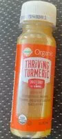 Mängden socker i Thriving tumeric juice shot