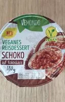 Mängden socker i Veganes Reisdessert Schoko