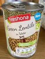 Mängden socker i Green Lentils in Water