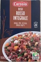 Mängden socker i Riso rosso integrale