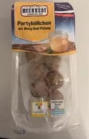 Mängden socker i Partybällchen mit Honig-Senf Füllung