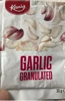 Mängden socker i Knoblauch granuliert Kreta