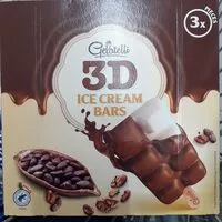 Mängden socker i 3D ICE crema bars Gelatelli