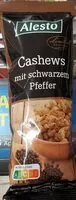 Mängden socker i Cashews mit schwarzem Pfeffer