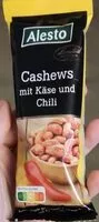 Mängden socker i Cashews mit käse und Chili