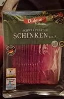 Mängden socker i Schwarzwaelder Schinken