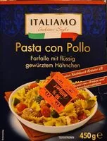 Mängden socker i Pasta con Pollo