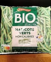 Mängden socker i Haricots verts non calibrés bio