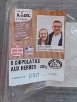 Mängden socker i Chipolatas aux herbes
