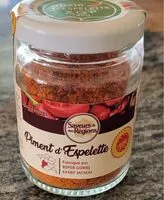 Mängden socker i Piment d’espelette