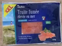 Mängden socker i Truite Fumée élevee en mer