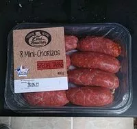 Mängden socker i 8 mini-chorizos