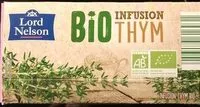 Mängden socker i Infusion thym bio