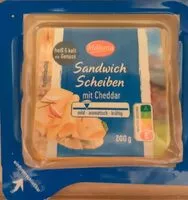 Mängden socker i Sandwich Schreiben mit Cheddar