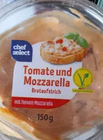 Mängden socker i Tomate und Mozzarella Brotaufstrich