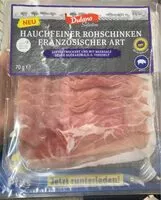 Mängden socker i Hauchfeiner Rohschinken