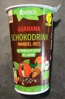 Mängden socker i Guarana Schokodrink Mandel-Reis