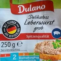 Mängden socker i DELIKATESS LEBERWURST grob