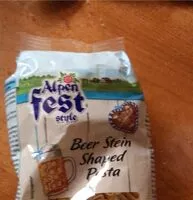 Mängden socker i Beer stein shaped pasta