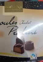 Mängden socker i Boules chocolat praliné