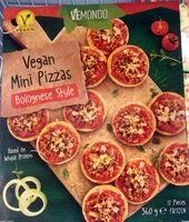 Mängden socker i Vegan Mini Pizzas Bolognese Style