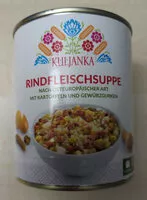 Mängden socker i Rindfleischsuppe nach osteuropäischer Art