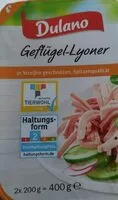 Mängden socker i Lyoner Geflügel