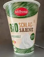 Mängden socker i Schlagsahne