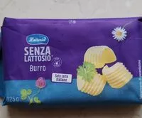 Mängden socker i Burro senza lattosio