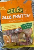 Mängden socker i Gelée alla frutta