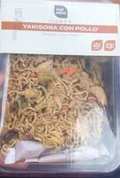 Mängden socker i Yakisoba con pollo