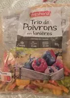 Mängden socker i Trio de poivrons en lanières