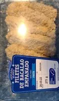 Mängden socker i Filetes de Bacalao empanado
