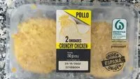 Mängden socker i Hamburgesa de pollo crunchy chicken