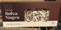 Mängden socker i Turrón selva negra