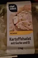 Mängden socker i Kartoffelsalat mit Gurke und Ei