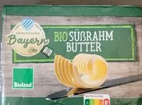 Mängden socker i Bio Süßrahmbutter