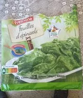 Mängden socker i Feuilles d'épinards