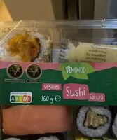 Mängden socker i Véganes sushi sakura