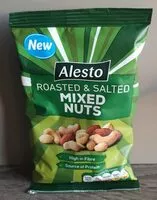 Mängden socker i Roasted and salted mixed nuts