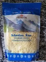 Mängden socker i Schweizer Reibkäse